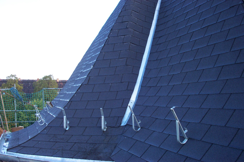 Schindeldach mit Turmkehle in Zwickau